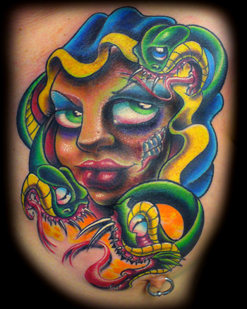 Tattoos - Josh Woods - Medusa!!!!